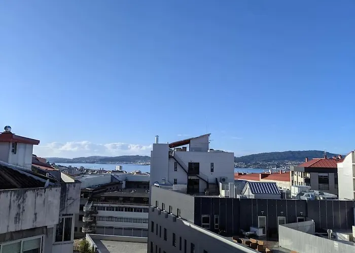Lejlighed Atico Con Terraza En El Corazon De Vigo